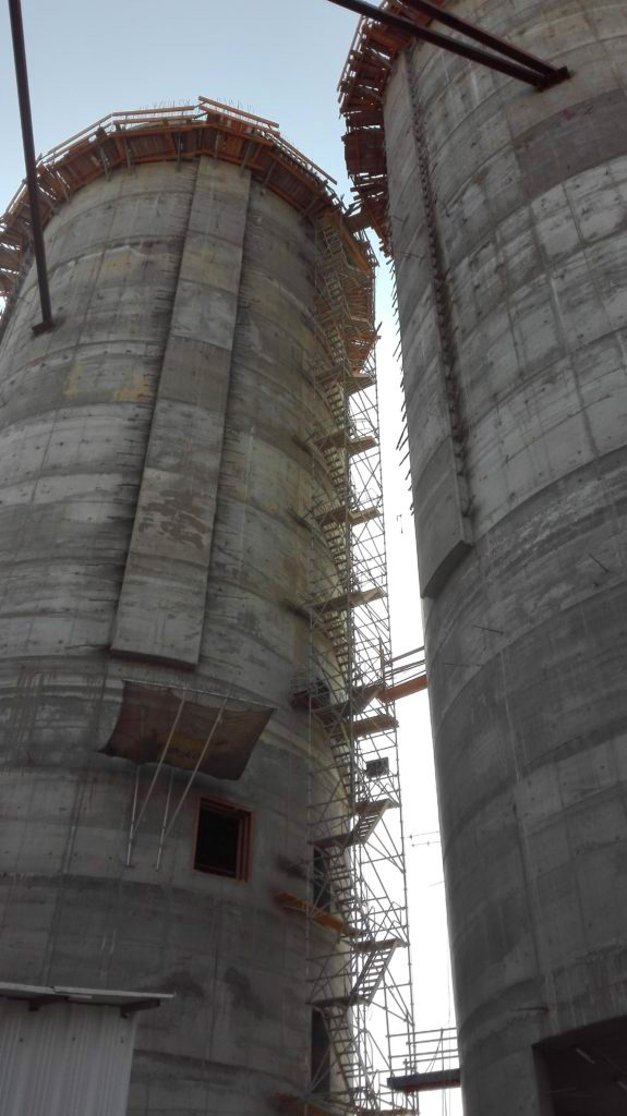 Concrete Silo Progress