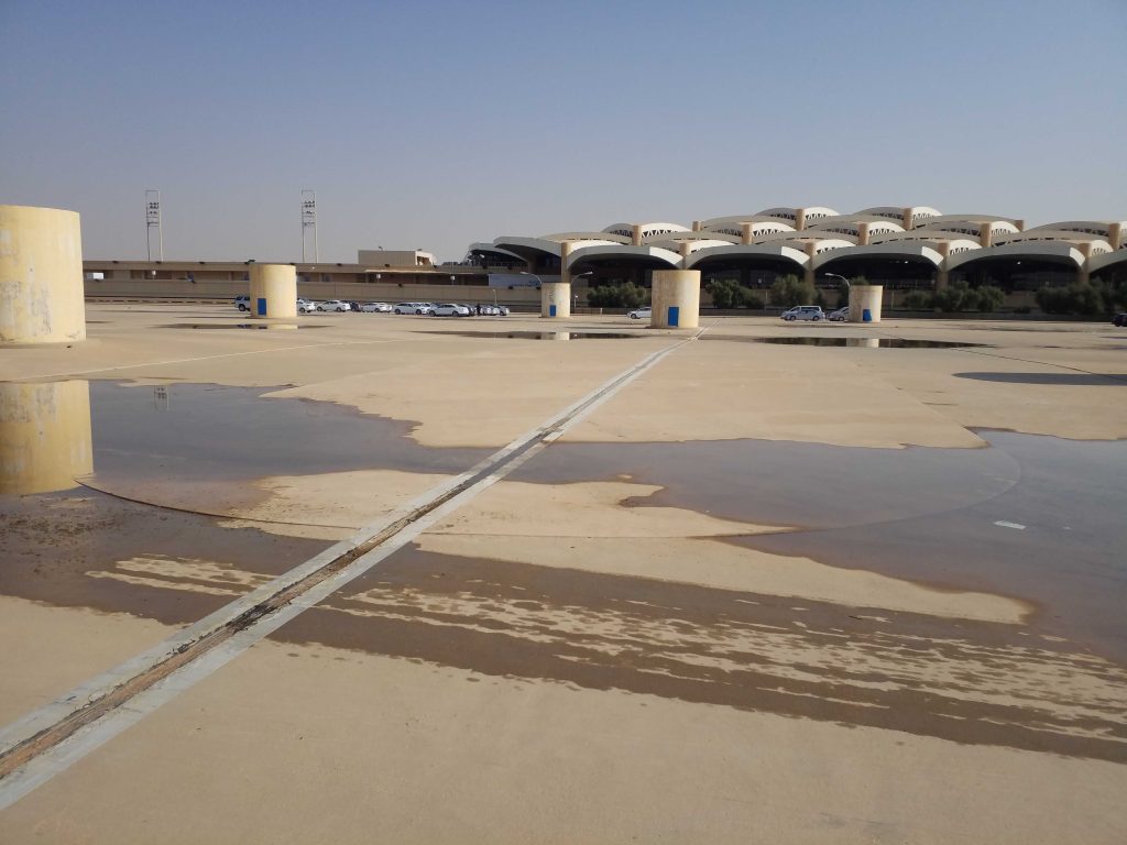 Inspection of Car Parking Building, King Fahad Int'l Airport, Riyadh, Kindom of Saudi Arabia