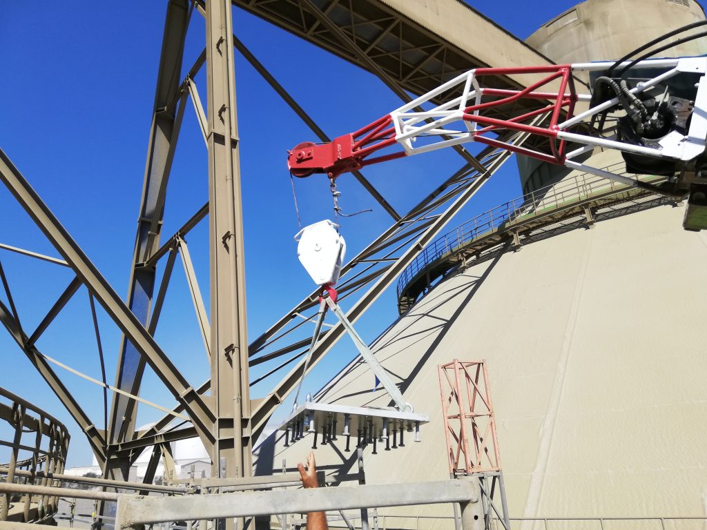 Jacking & Lifting of Silo Roof for Bearings Replacement – HiSCS