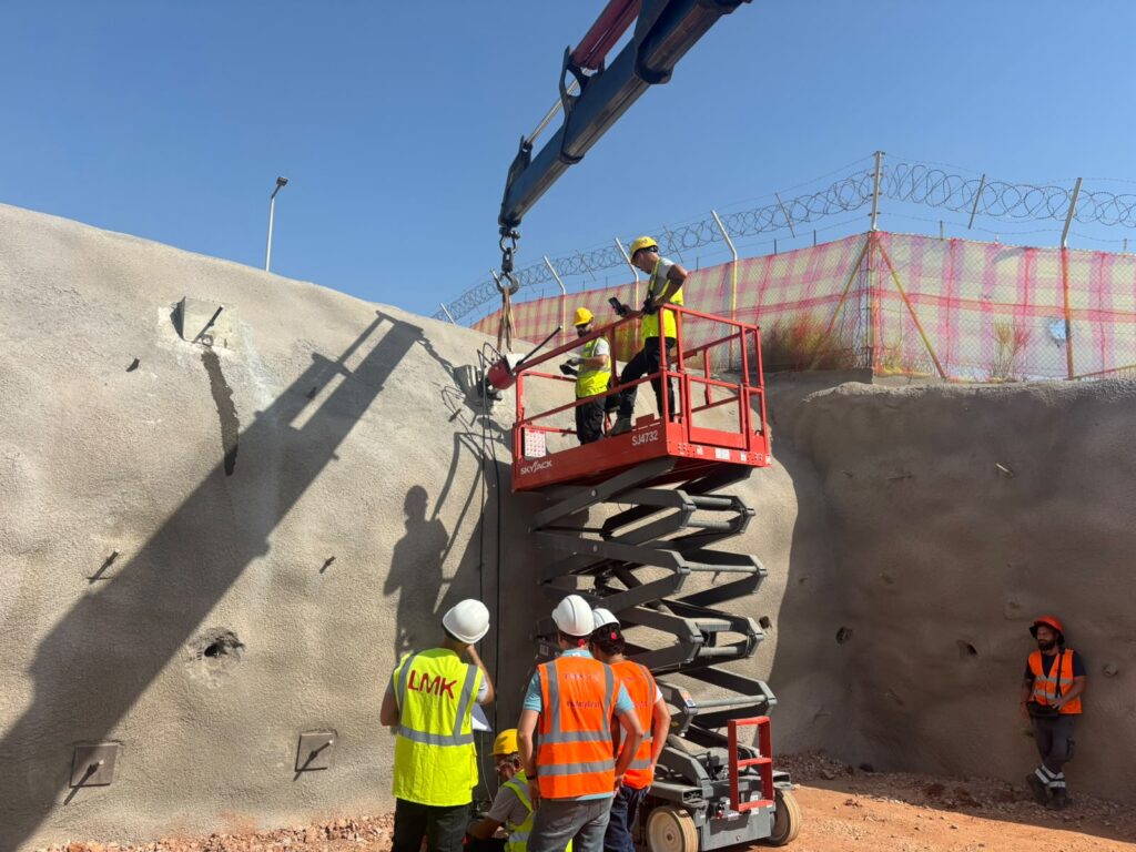 Pull-Out Testing of Anchor Bars at Athens International Airport